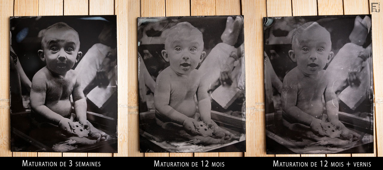 Maturation collodion humide Franck Rondot Photographe