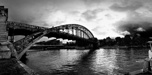 Franck Rondot Photographe   028   austerlitz  gare  panoramique  paris  pont  urbain  viaduc