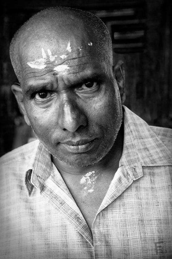 Franck Rondot Photographe   069   2007  Inde  inde du sud  nb  tamil nadu