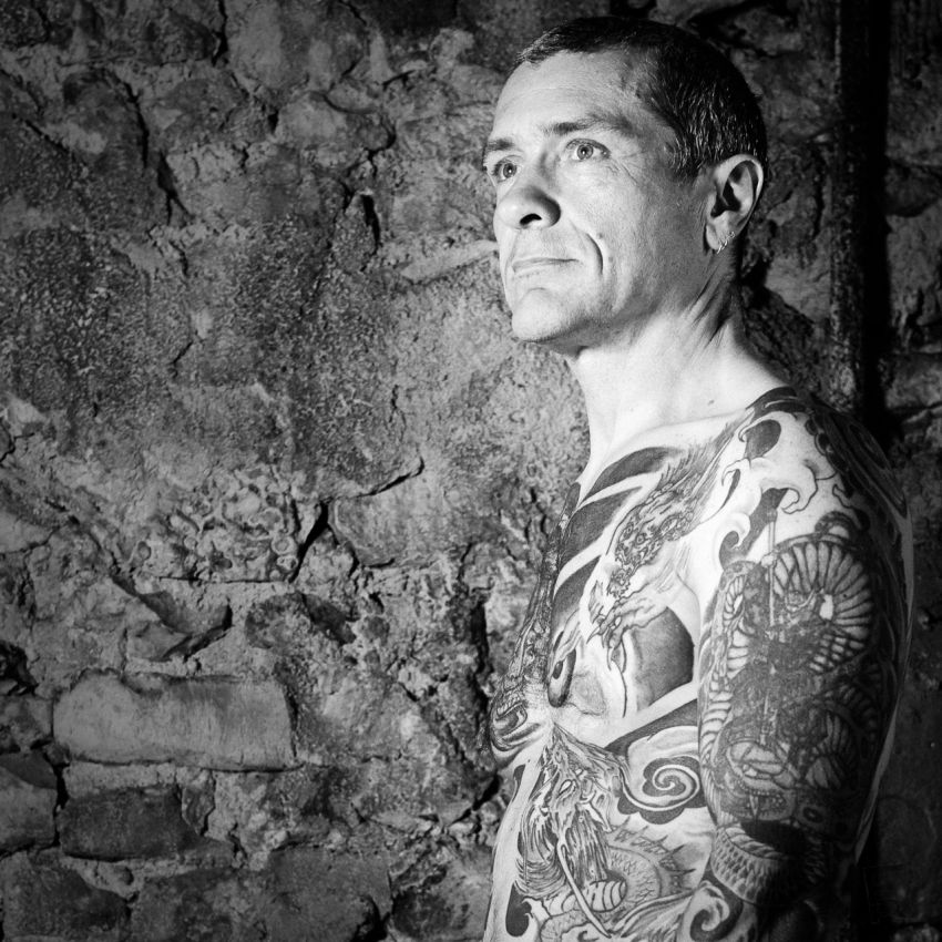 Franck Rondot Photographe   061   pierro  pierrot  portrait  tatoo  tatouage  vachette